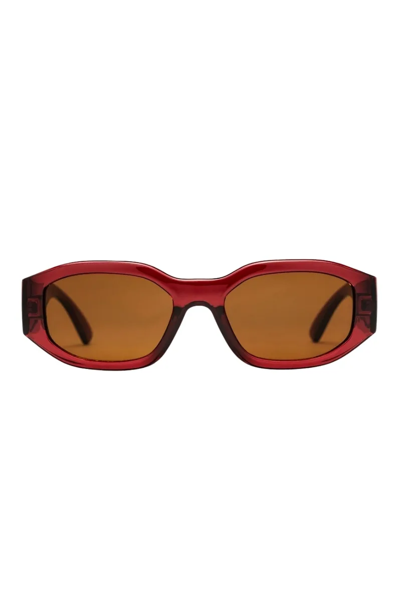 CHPO Brooklyn Unisex Γυαλιά Ηλίου - Κόκκινο-16133IO