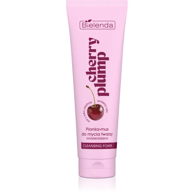 Bielenda Cherry Plump καθαριστικός αφρός και ντεμακιγιάζ 130 γρ