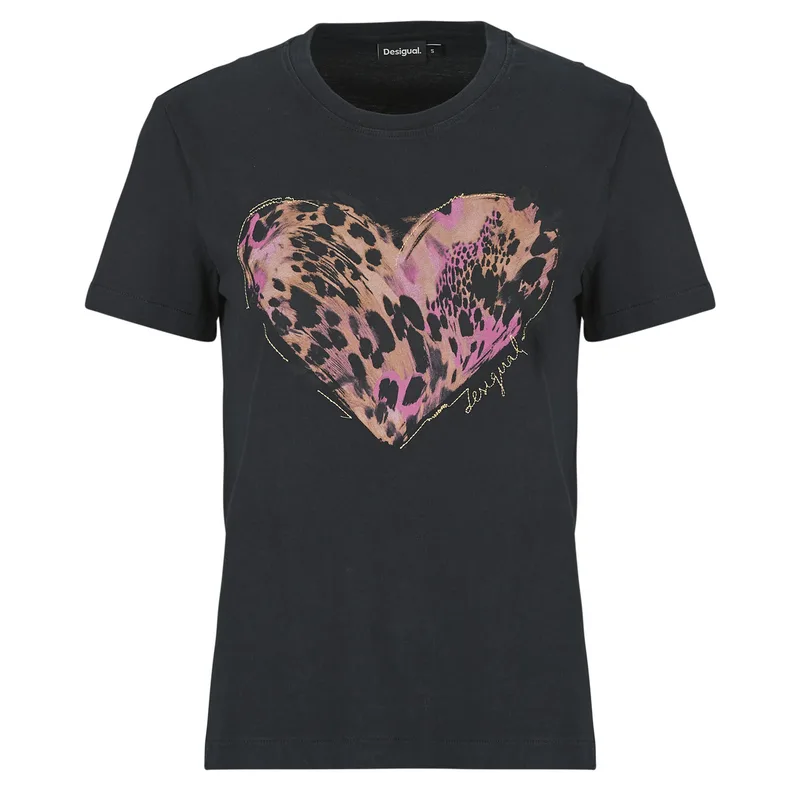 T-shirt με κοντά μανίκια Desigual TIGER COR
