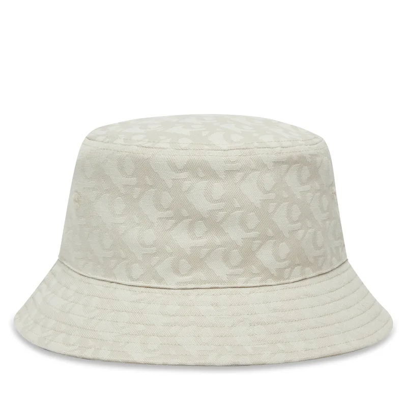 Καπέλο Calvin Klein Logo Jacquard Bucket Hat LV04K5059G Μπεζ