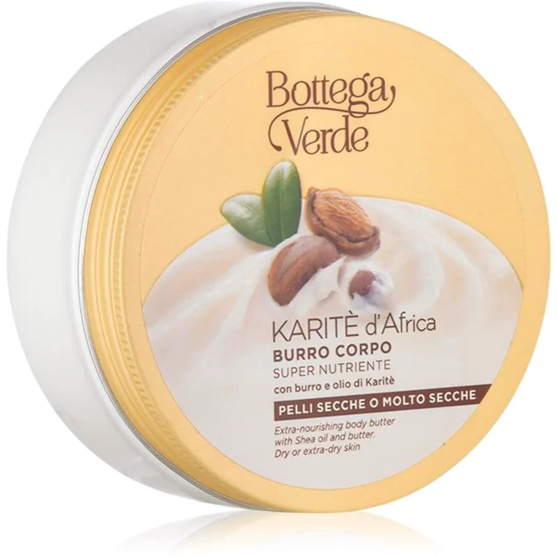 Bottega Πράσινο Karitè d'Africa θρεπτικό βούτυρο σώματος με βούτυρο καριτέ 150 ml