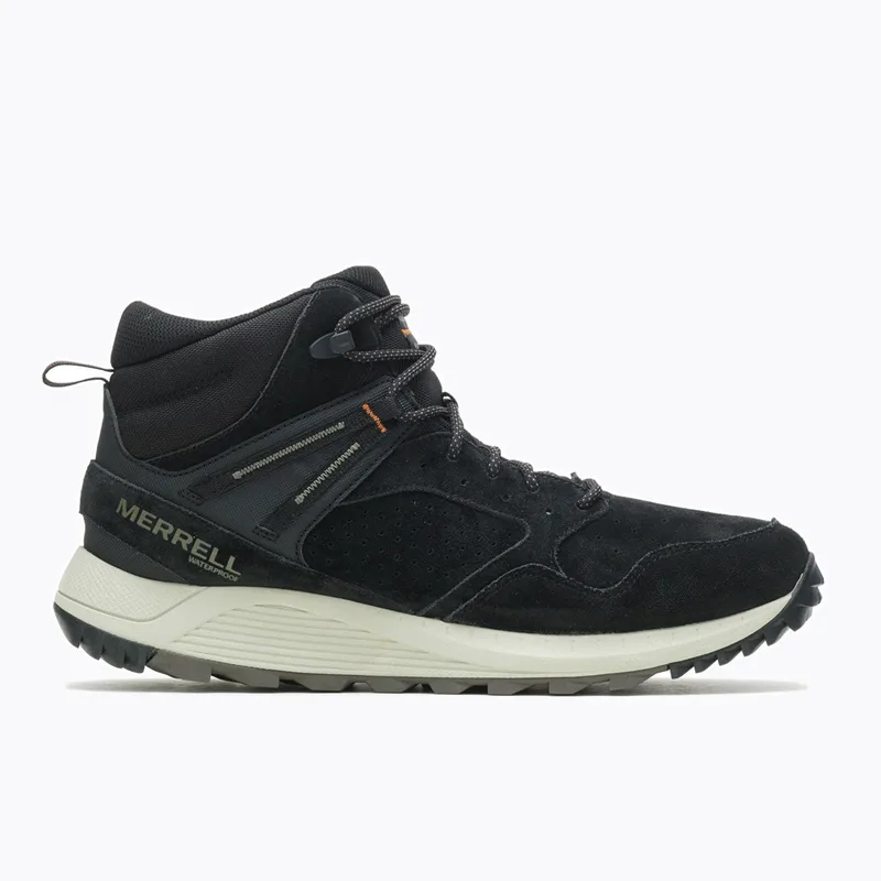 Sneakers Merrell Wildwood Sneaker Boot Mid Wp Black EUR 44.5