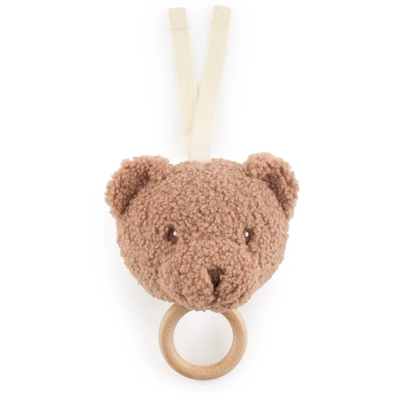Bieco Musical Toy Bear Mika κρεμαστό παιχνίδι δραστηριοτήτων με έντονα χρώματα με μελωδία 1 τμχ