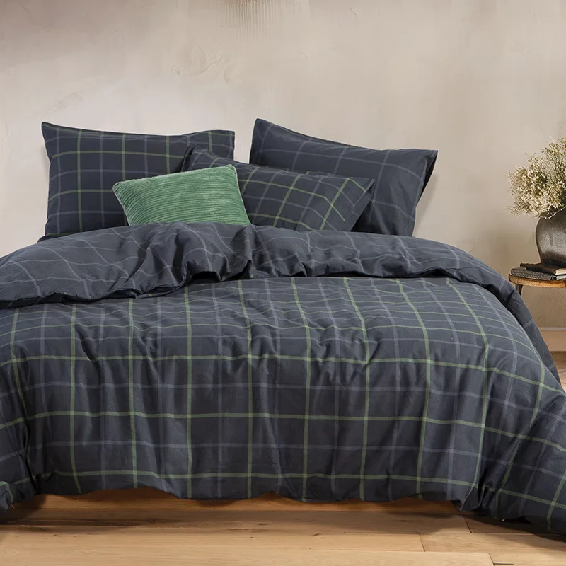 Σεντόνια Φανελένια Μονά (Σετ) 160X260 Nef Nef Naiberg Denim Χωρίς Λάστιχο (160x260)