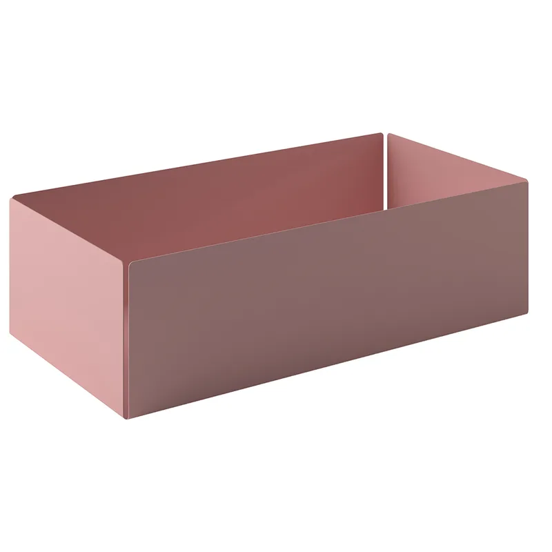 Κουτί Αποθήκευσης (25x7.5x13) Pam & Co 119-303 Matt Ροζ