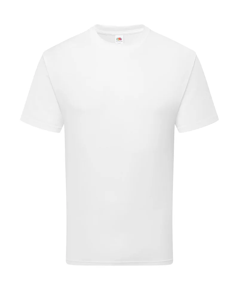 Pure Cotton T-Shirt Fruit of the Loom 061362 White
