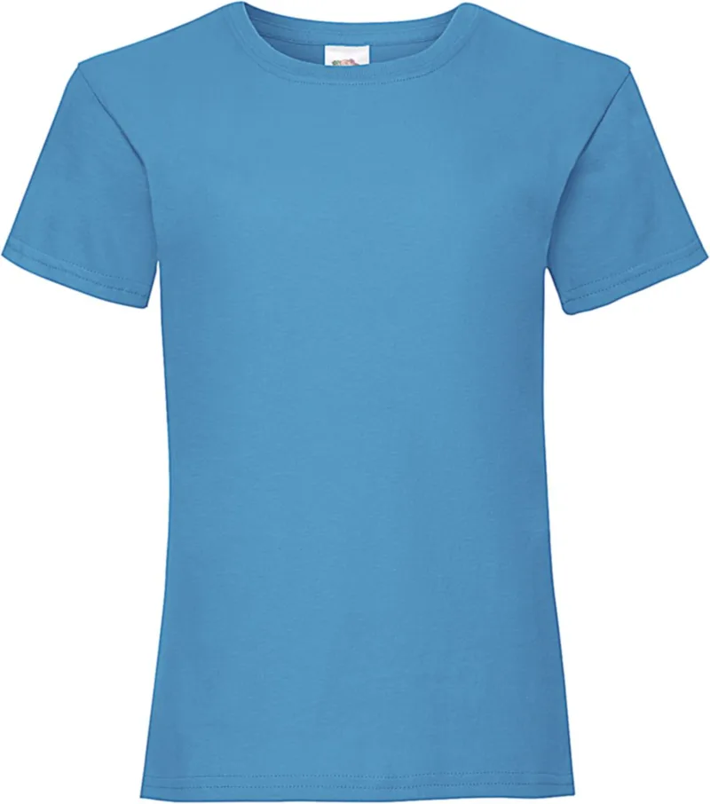 Κοριτσίστικο Value Weight T-Shirt Fruit of the Loom 61-005-0 Azure Blue