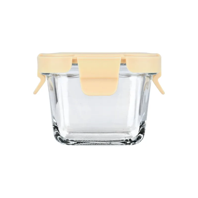 ESTIA ΦΑΓΗΤΟΔΟΧΕΙΟ CLICK&SEAL ΓΥΑΛΙΝΟ 160ml 18.9x14.5x6.7cm ΜΕ ΚΑΠΑΚΙ ΠΛΑΣΤΙΚΟ IVORY