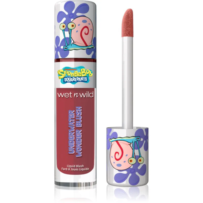 Wet n Wild SpongeBob SquarePants Underwater Wonder Blush υγρό ρουζ απόχρωση Snailed It 6.5 ml