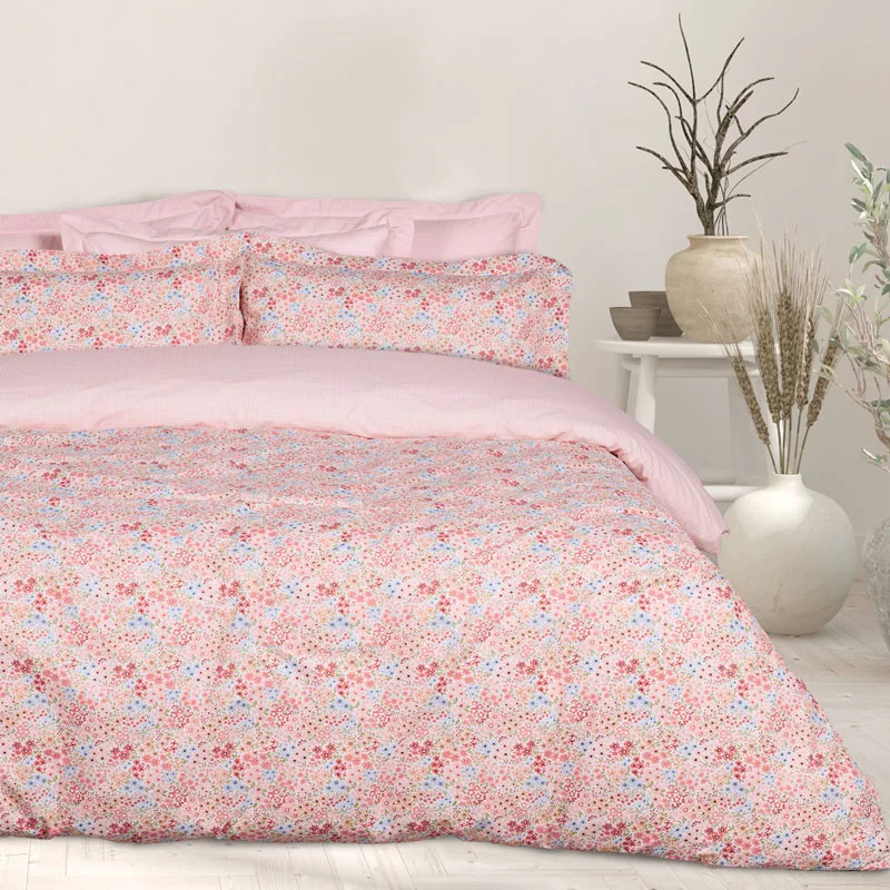 Σεντόνια King Size Σετ Das Home Happy 9671 Ροζ 260x280