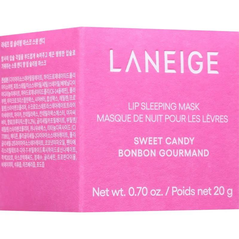 LANEIGE Lip Sleeping Mask αναγεννητική μάσκα νύχτας για τα χείλη απόχρωση Sweet Candy 20 γρ