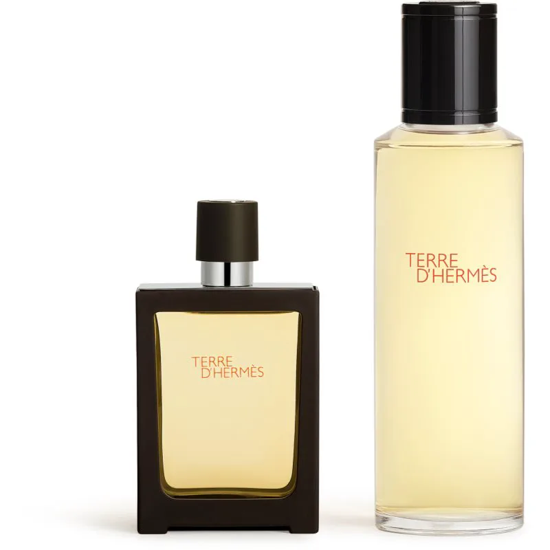 HERMÈS Terre d’Hermès άρωμα για άντρες + ανταλλακτικό για γέμιισμα