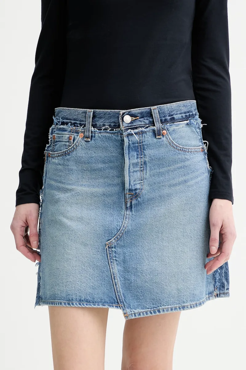 Τζιν φούστα Levi's DECONSTRUCTED EDGE