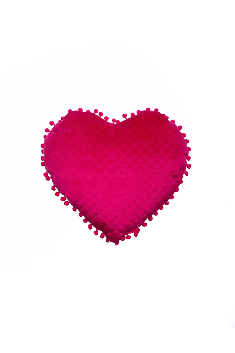 Μαξιλάρι Διακόσμησης Με Pon-Pon Palamaiki Elwin 40x38 Fuchsia
