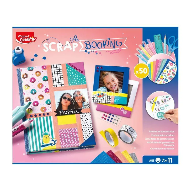 Maped Creative Scrap Booking - Παιδικό Κουτί Λευκώματος