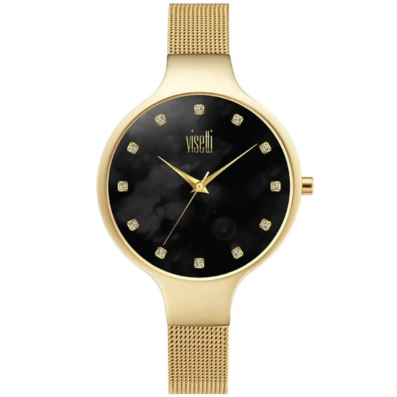 VISETTI Supernova Χρυσό Stainless Steel Bracelet RI-351GB