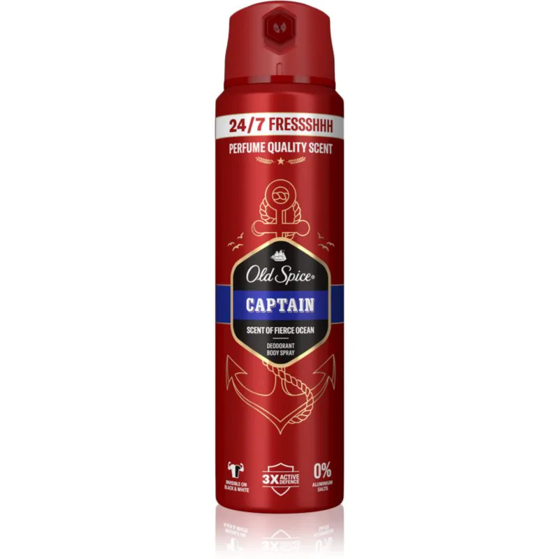 Old Spice Captain αποσμητικό σε σπρέι 150 ml