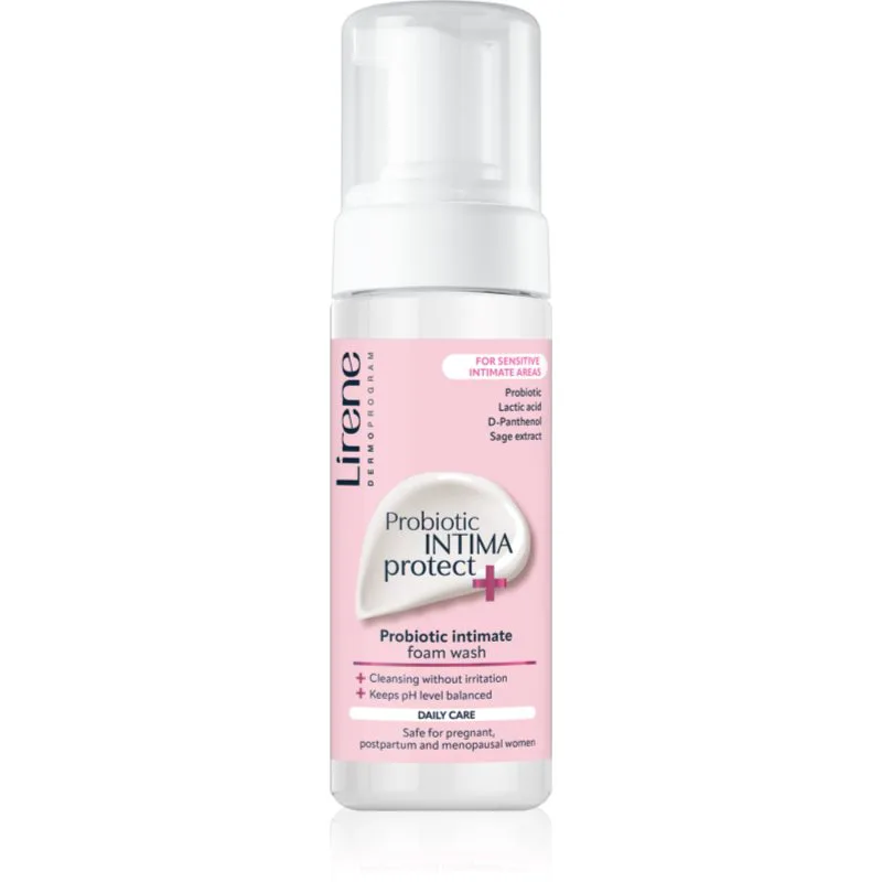Lirene Probiotic Intima Protect καθαριστικός αφρός για προσωπική υγεινή 150 ml