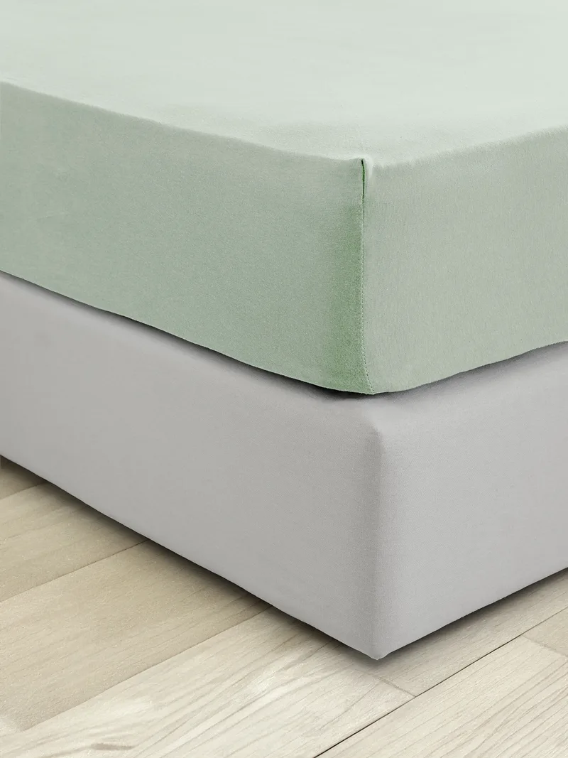 Σεντόνι Jersey Μονό με Λάστιχο Nima Tender Mint 100x200+40