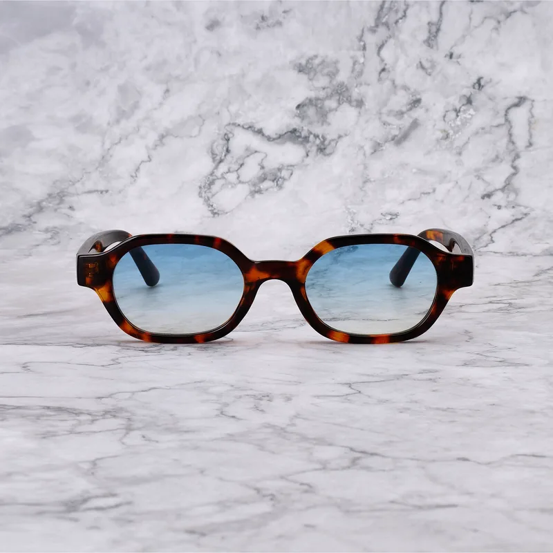 NICO 33EP6 - NICO - TORTOISE - GRADIENT BLUE Sunglasses | Tortoise | Gradient Blue Shades | Explicit Poets Sunglasses