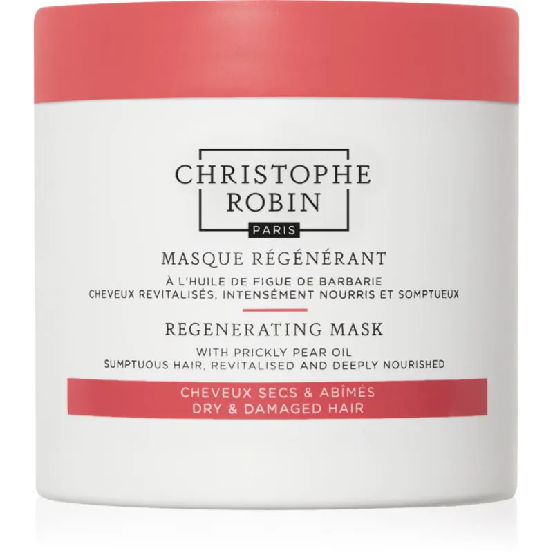 Christophe Robin Regenerating Regenerating Mask with prickly pear oil αναγεννητική μάσκα για τα μαλλιά 75 ml