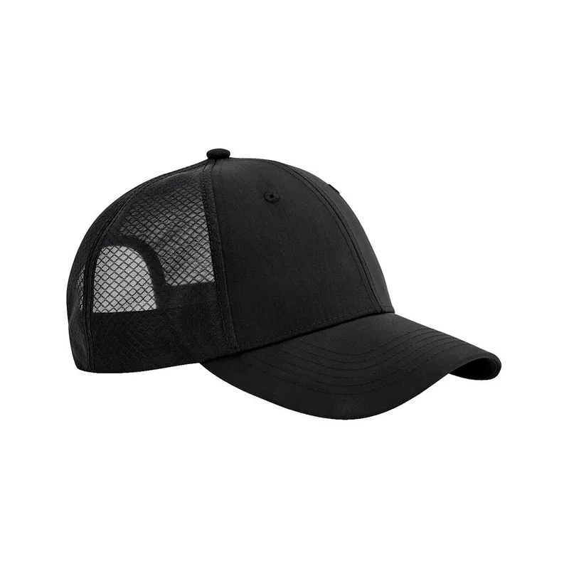 Trucker Καπέλο Technical Mesh Beechfield B644R Black/Black