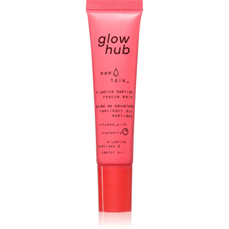 Glow Hub Plumping Peptide αναγεννητικό βάλσαμο για τα χείλη με ενυδατικό αποτέλεσμα 15 ml