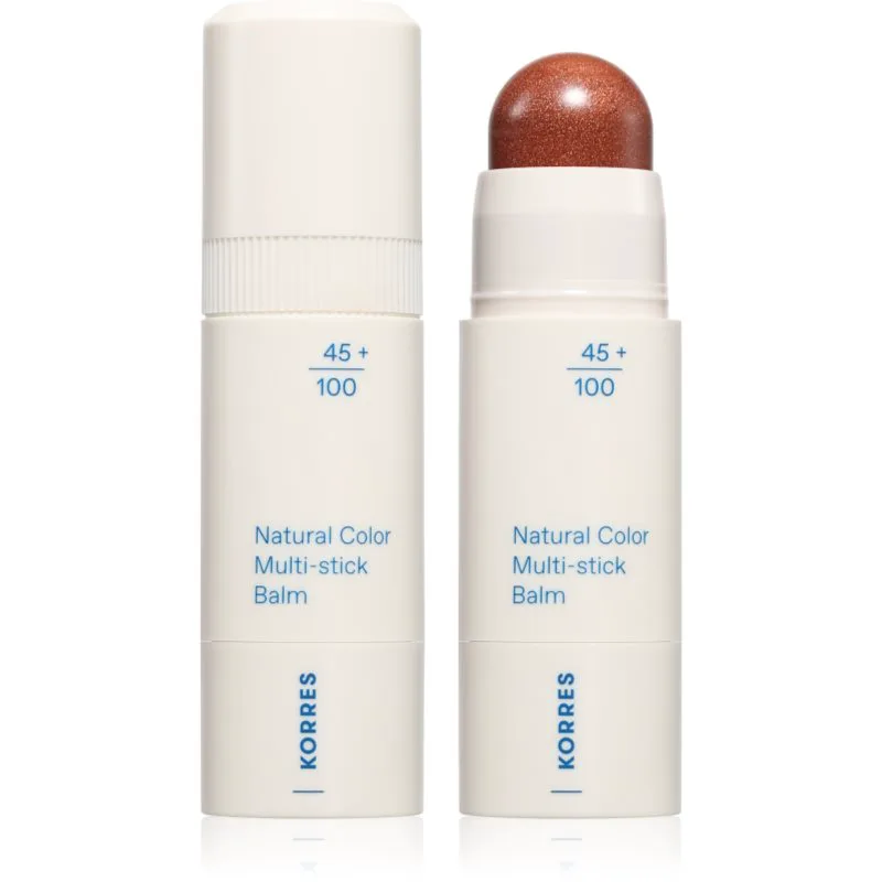Korres Natural Color Multi-Stick Balm πολυλειτουργικά καλλυντικά για χείλη και μάγουλα απόχρωση Aegean Bronze - Healthy Glow 4.5 γρ