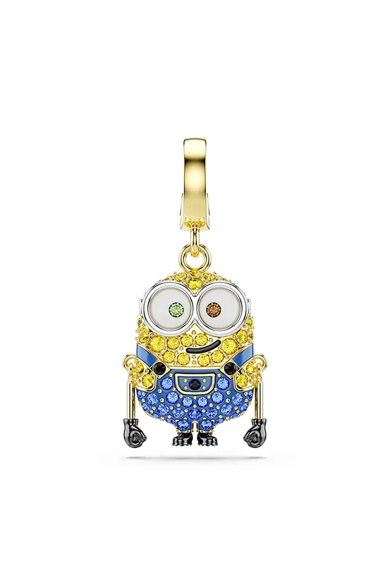 Swarovski κρεμαστό γυναικείο από μέταλλο με κρύσταλλο Swarovski MINIONS