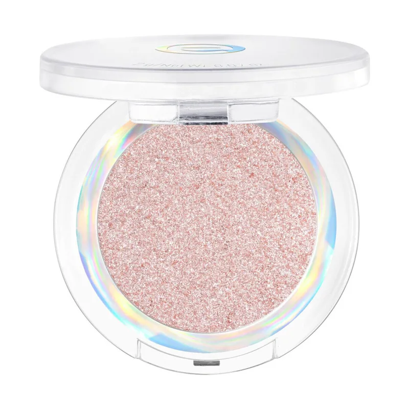 Σκιές ματιών & βάσεις Essence Mono Glitter Eyeshadow - 02 Rosy Sparkle