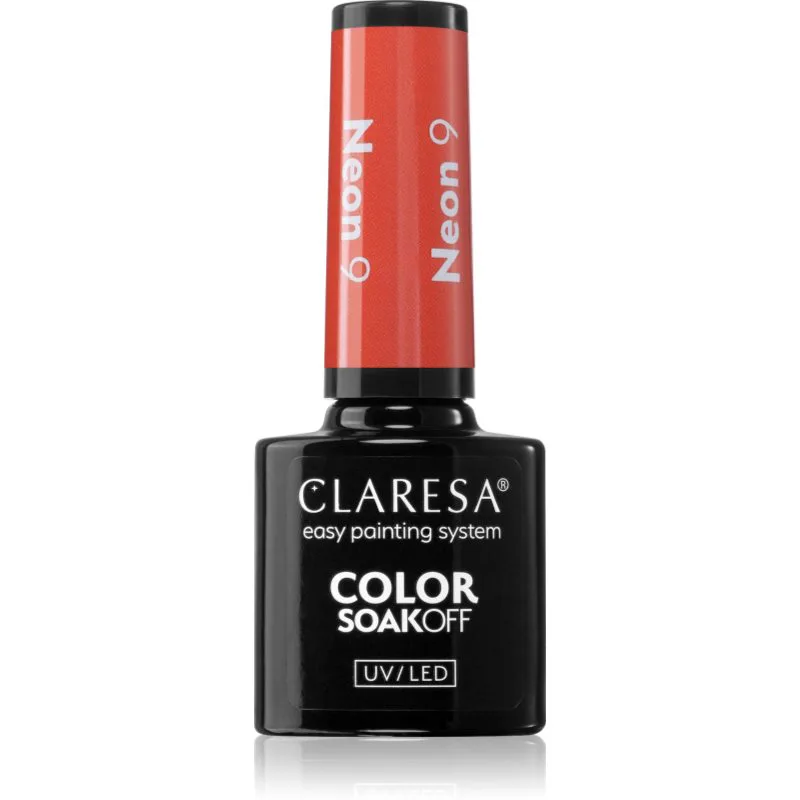 Claresa SoakOff UV/LED Color Neon τζελ βερνίκι νυχιών απόχρωση 9 5 γρ