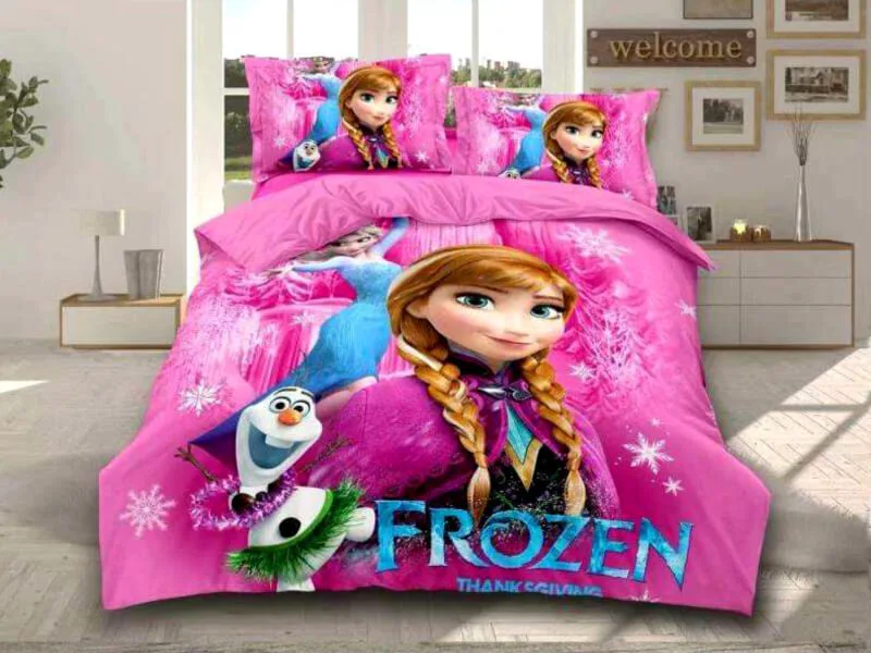 Παιδικό Πάπλωμα Μικροΐνες Disney Frozen Ροζ Γαρύφαλλο 150x220