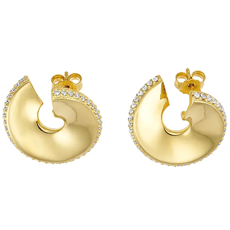 Γυναικεία επίχρυσα σκουλαρίκια Vogue 925 Awe 1811201 1811201 Ασήμι