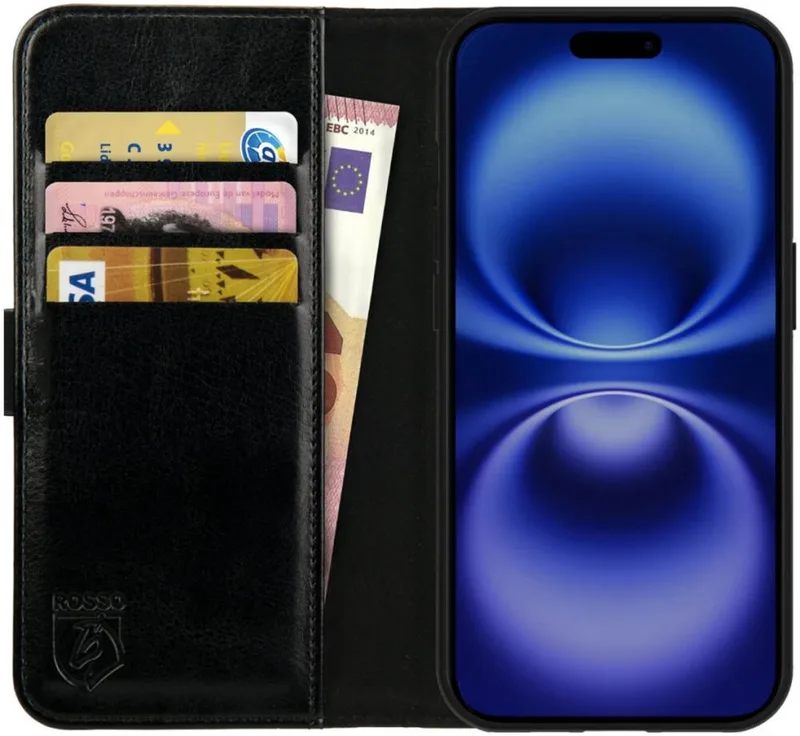 Θήκη Apple iPhone 16 Pro - Κόκκινο Element PU Πορτοφόλι - Black (8719246453830)