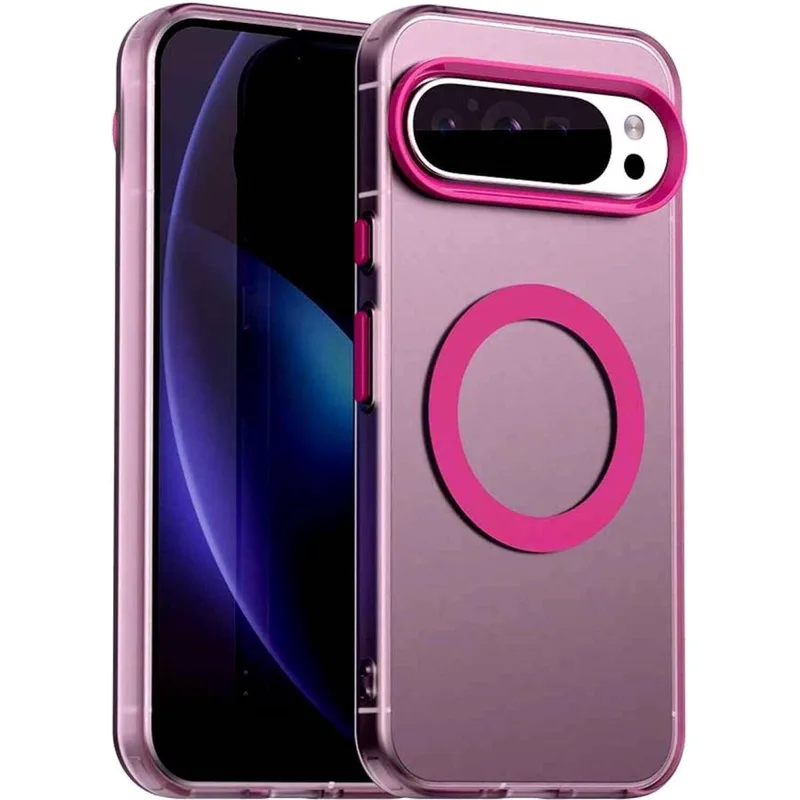Θήκη Google Pixel 10 / 10 Pro Techsuit CandyCase Σκληρή Ημιδιάφανη με MagSafe Qi2 - Ροζ (5949419321656)