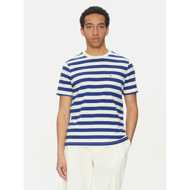 Tommy Hilfiger T-Shirt Essential MW0MW37283 Μπλε Regular Fit