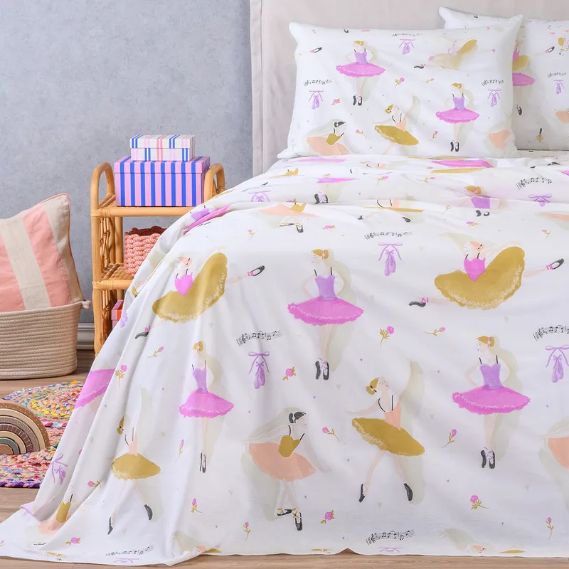 Σετ σεντονια μονα (λ) dancer kids line (100x200+32)