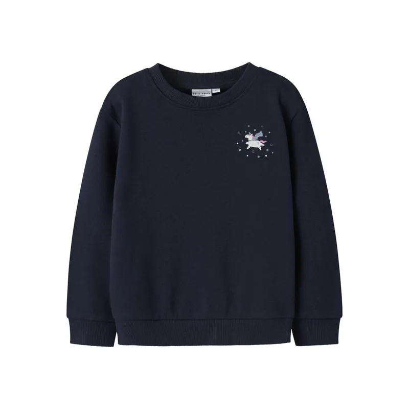 Μπλούζα φούτερ κορίτσι name it-13246317-Navy Blazer