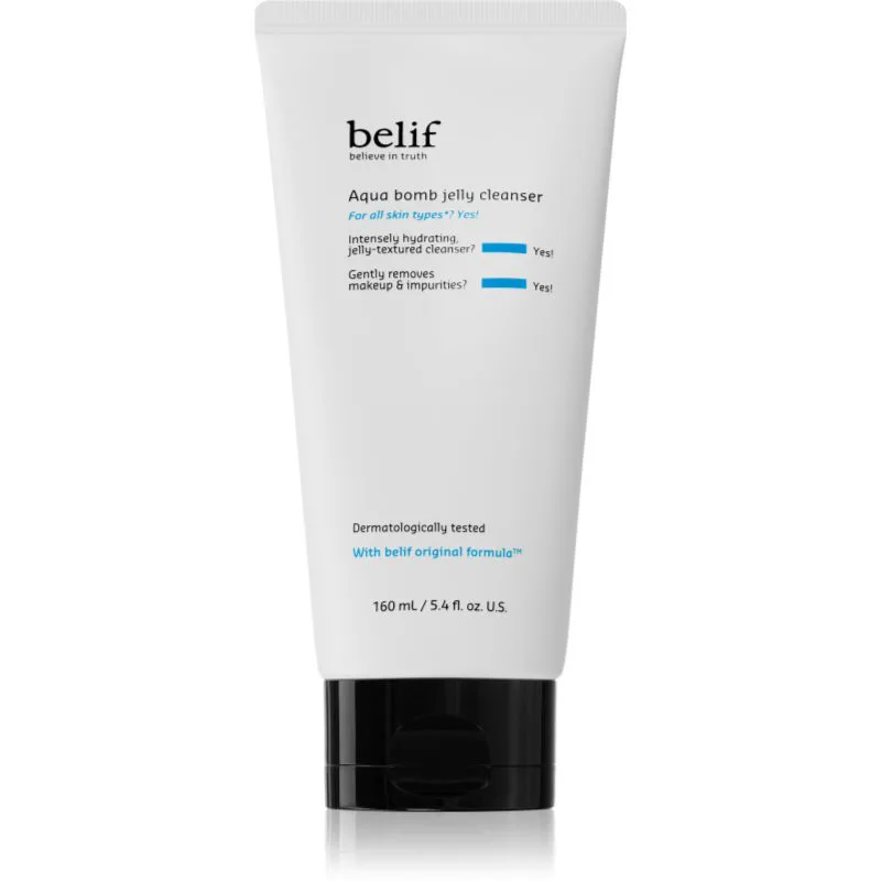 belif Aqua Bomb Jelly Cleanser ενυδατικό καθαριστικό τζελ με καταπραϋντική δράση 160 ml