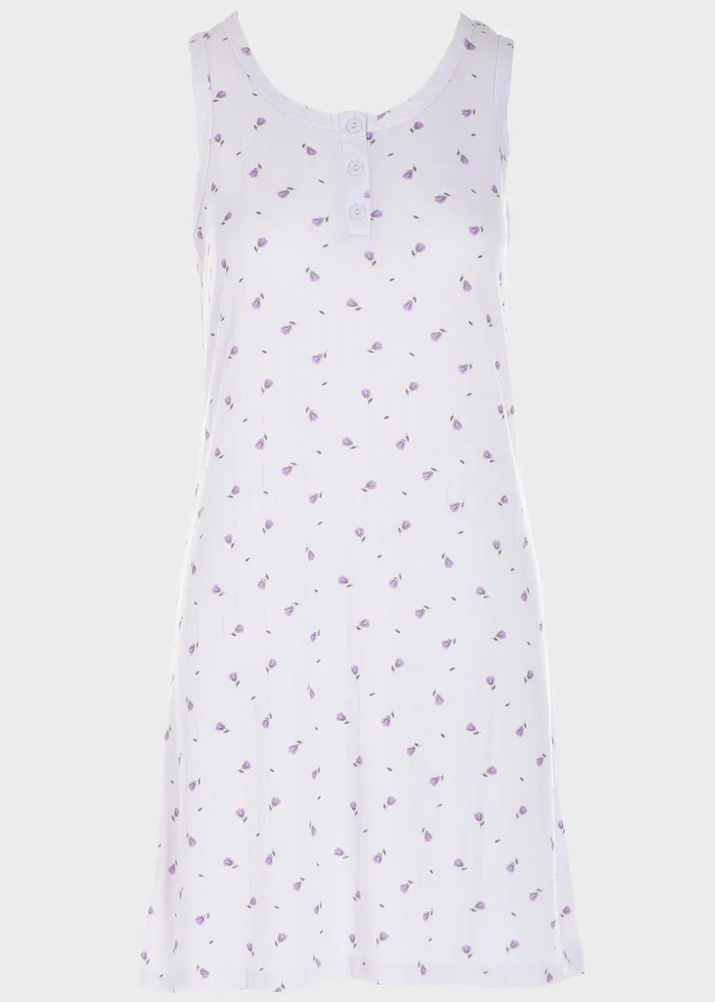 Γυναικείο νυχτικό floral ΜΩΒ