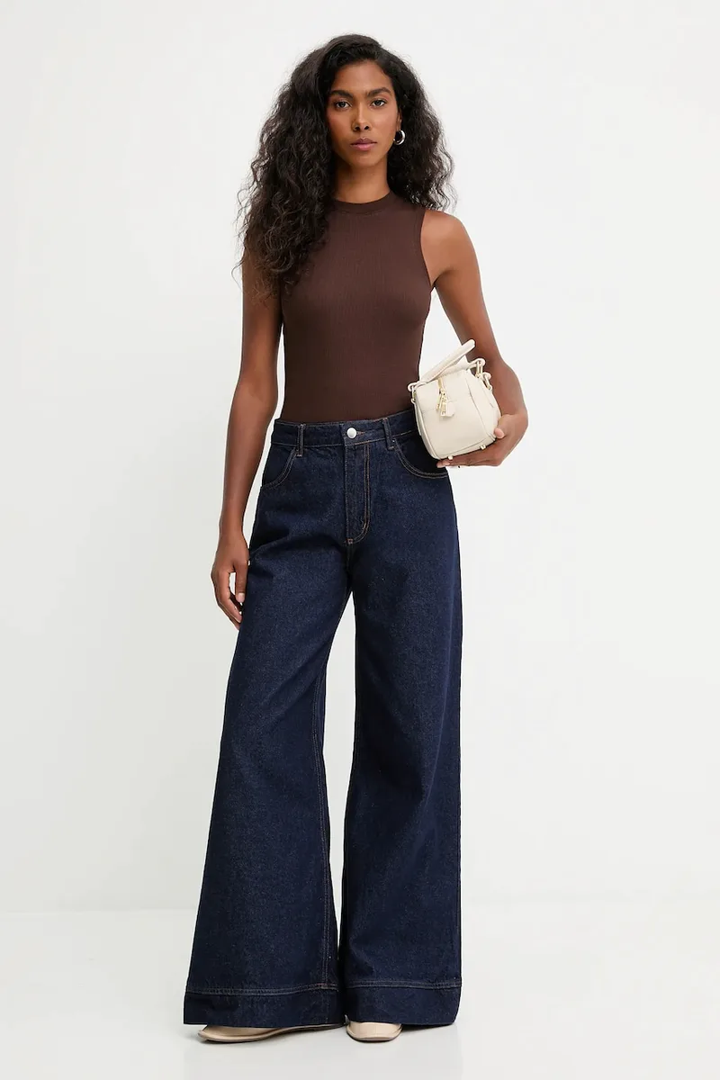 Answear.LAB τζιν wide leg γυναικεία