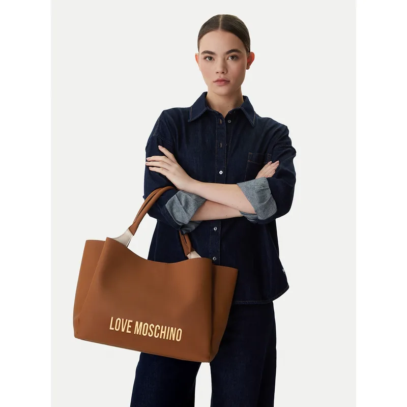 Τσάντα LOVE MOSCHINO JC4107PP1OKD0200 Καφέ