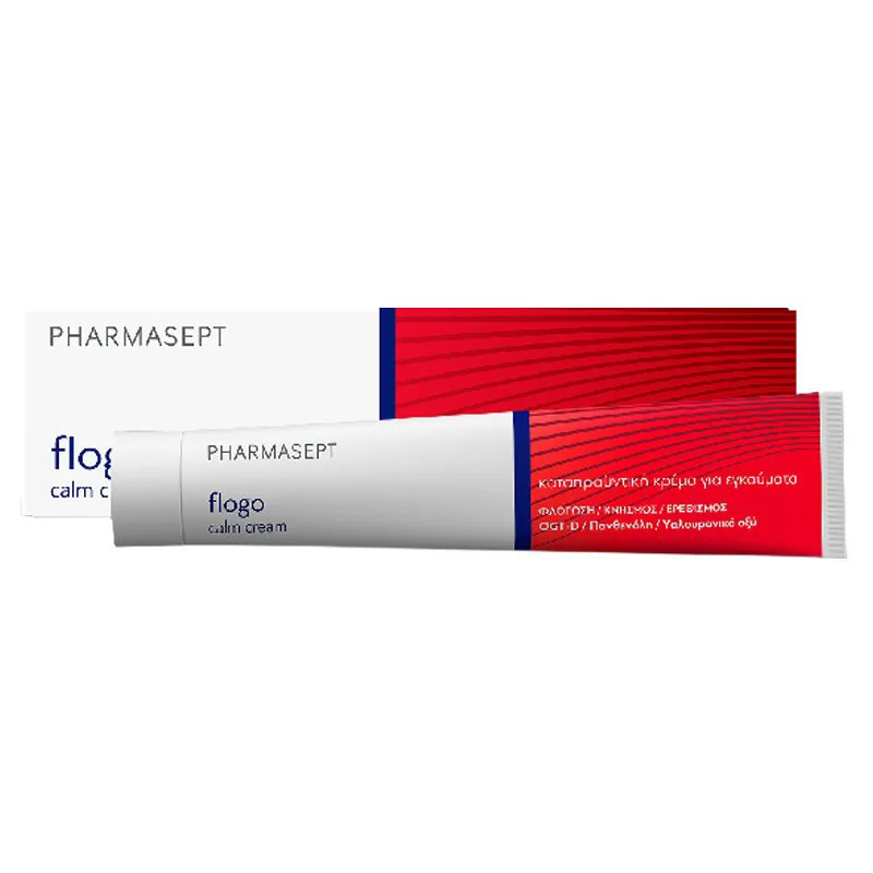Pharmasept Flogo Calm Cream Κρέμα Εξειδικευμένης Δράσης για την Άμεση Καταπράυνση από Εγκαύματα 50ml