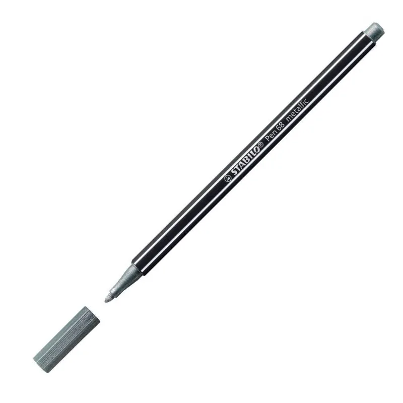 Μαρκαδοράκι STABILO METALLIC 68/805 Cooper SILVER