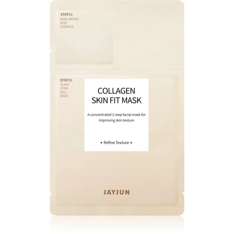 Jayjun Collagen Skin Fit θρεπτική και ανανεωτική μάσκα προσώπου για κουρασμένη επιδερμίδα 1 τμχ