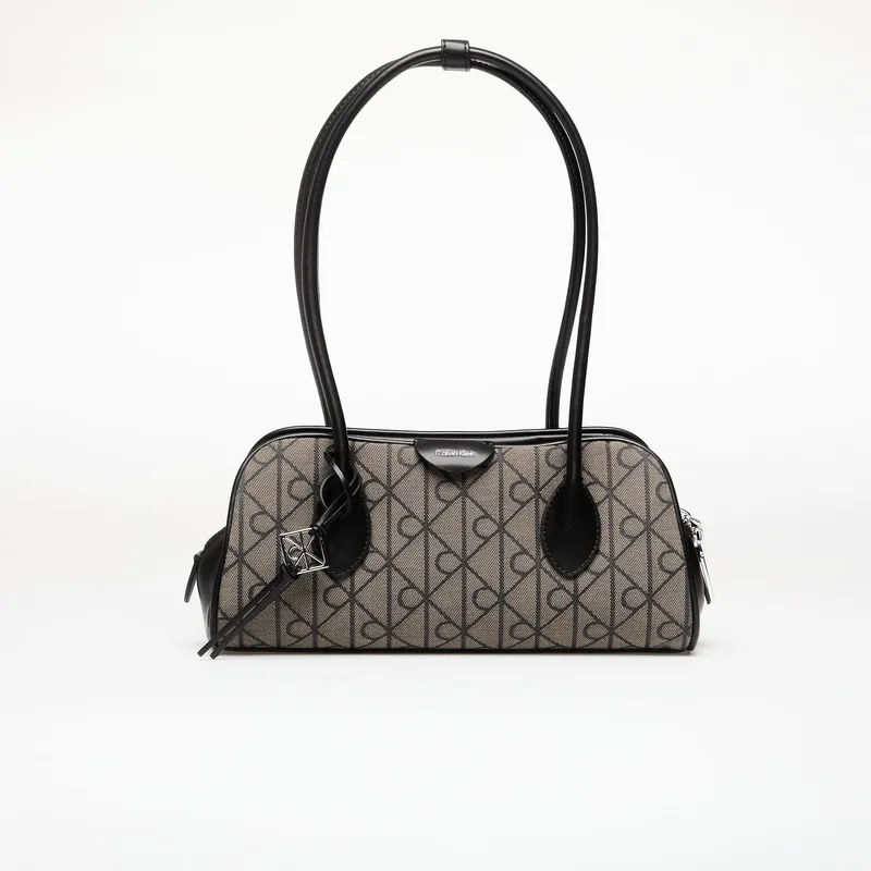 Calvin Klein Emblem Trio Jacquard Shoulder Ba Lotus Μπεζ/ Black/ Aop Jacquard Universal