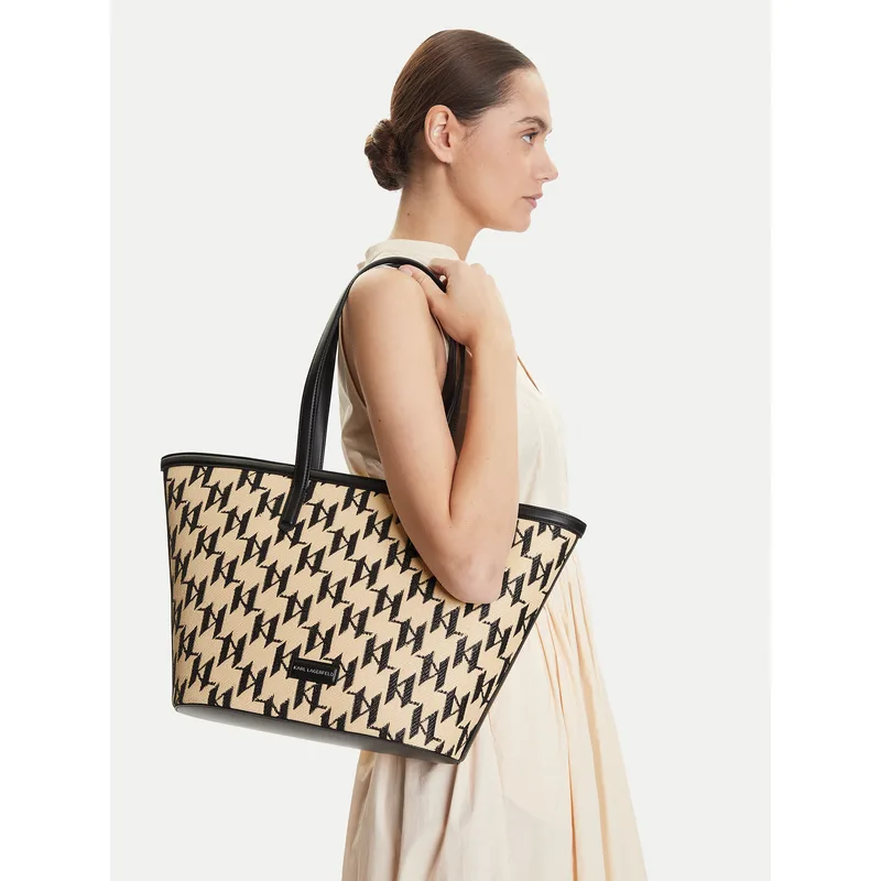 Τσάντα KARL LAGERFELD A2W30170 Μπεζ