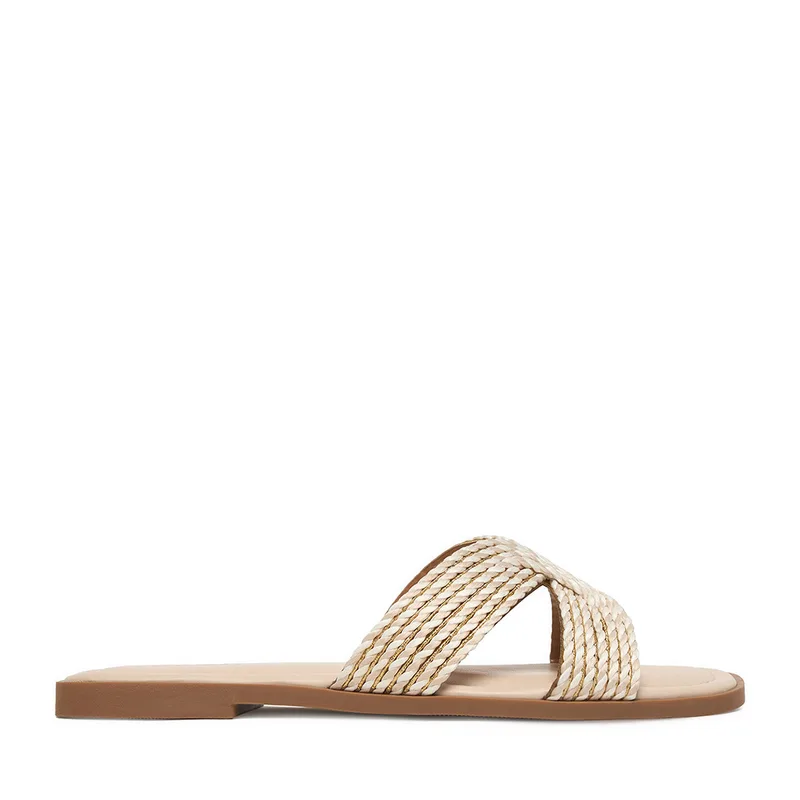 Παντόφλες JENNY CEO-R26SS09215 Εκρού