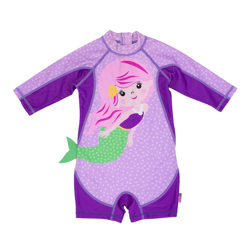 Ολόσωμο Μαγιό Surf Suit 4 Ετών UPF50 Mermaid Zoocchini ZOO12413 (Μέγεθος: 4 Ετών) - Zoocchini - ZOO12413-4T
