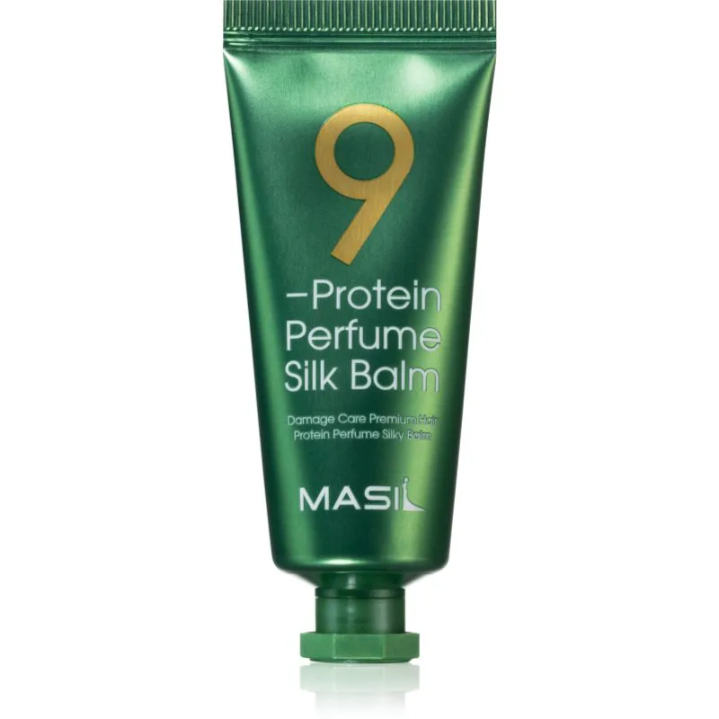 MASIL 9 Protein Perfume Silk Balm φροντίδα αποκατάστασης χωρίς ξέβγαλμα για μαλλιά ταλαιπωρημένα από την θερμότητα 20 ml